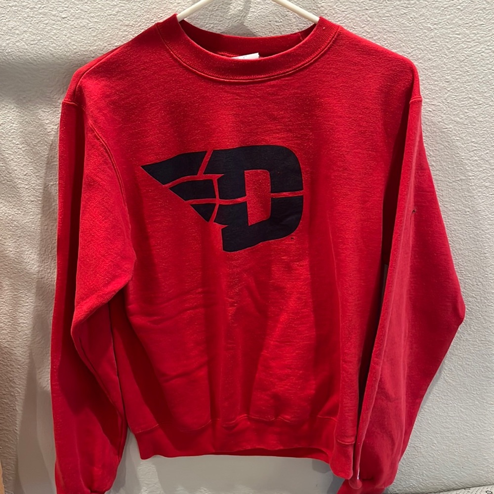 Red Vintage Champion Crewneck